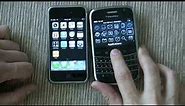 iPhone vs BlackBerry Bold