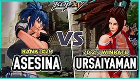KOF XV 🔥 Shermie Asesina (Leona/Athena/Shermie) vs Ursaiyaman (Mai/Chizuru/Isla) 🔥 Steam