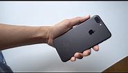 IPhone 7 plus matte black 128 gb unboxing