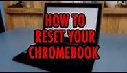 How to Factory Reset any Chromebook - Wipe Personal Data, Clear All Info