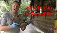 How to skin an armadillo