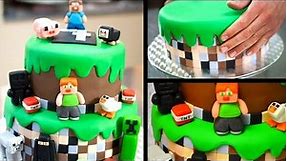 Minecraft Birthday Cake Tutorial