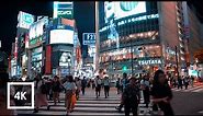 Walking Shibuya Crossing at Night, Binaural City Sounds in Tokyo | 4k