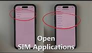 Dual SIM iPhone: How To Access SIM Applications (SIM Toolkit)
