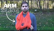 Arm Sling from a T-Shirt ǀ How to Make an Arm Sling in One Minute ǀ Survival Skills