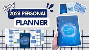 How to Make Your Own 2023 Personal Planner | DIY Planner with FREE TEMPLATE using Canva