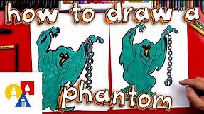 How To Draw A Phantom Ghost From Scooby Doo