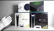 The Ultimate NEXT GEN Consoles Unboxing (PS5, Xbox Series X / S)