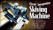 How to use (and fix) a manual leather skiving machine