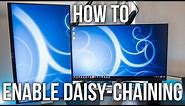 How To Enable Daisy-Chaining On The Dell U2414H Monitor