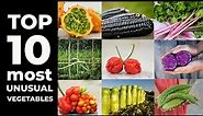 TOP 10 Most Unusual Vegetables