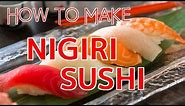How to Make Nigiri Sushi 【Sushi Chef Eye View】