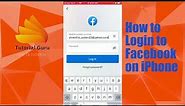 How to Login Facebook iPhone? Facebook Log in, Sign In iPhone