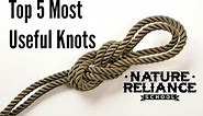Top Five Useful Knots for camping, survival, hiking, and more