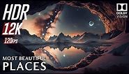 TOP 30 • Most Beautiful Places in the World 12K HDR Dolby Vision (240fps)