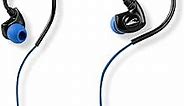 H2O Audio Surge SX10 Headphones, Waterproof IPX8, Short Cord, in-Ear Stereo Earbuds Noise Cancelling Earphones for Swimming, Running and Sporting Activities