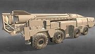 Desert SCUD Missile Launcher - Download Free 3D model by JacobGroneman
