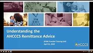 How to Read the Remittance Advice