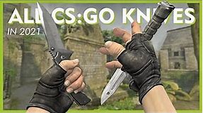All Knives in CSGO | 2021 (Default Knives w/Animations)