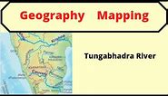 Tungbhadra River | geography mapping for UPSC | Tungbhadra Nadi |