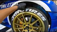 DIY | How to install TOYO tire STICKERS