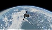KSP Soyuz Full ISS Mission Return Included
