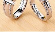 Custom Diamond Promise Rings Sets for Couples