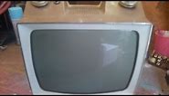 Rare 1966 RCA 12" solid state black and white TV .Weak CRT