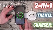 UCOMX 2-in-1 Wireless Travel Charger for iPhone and Apple Watch!
