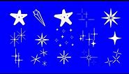 🔴 STARS DOODLES Animation Overtlay ➽ 1/2