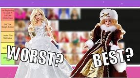 Tier Ranking ALL The Holiday Barbies!! (1988-2021)