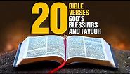 The Best Bible Verses For God's Favour and Blessings
