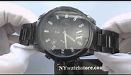 Men's Black Armani Exchange AX2093 Banks Chronograph Watch