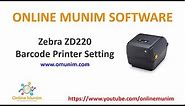 Zebra ZD220t Barcode Printer - Thermal transfer Printer #ZEBRA #ZD220 Standard EZPL 203 dpi