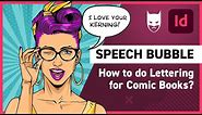 How to Make Speech Bubbles in InDesign? - Comic Book Lettering