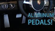 Porsche 991 Aluminum Pedal Install