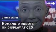 Creepy meets cool in humanoid robots at CES tech show | AFP