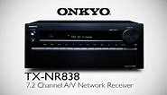 ONKYO - TX-NR838 Network A/V Receiver