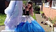 Cinderella dress assembly - Get ready with me!