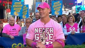 WWE's John Cena Puts the Hurt on Cancer