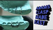 #Adamsclasp Step By Step Of Making Adams Clasp|How to make adams clasp fast and easily