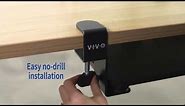MOUNT-KB05F Under-desk clamp on keyboard tray by VIVO