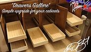How to make and install drawers for your bathroom cabinet