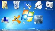 Icons too big or small? Resize windows 7 desktop icons - works with windows 8, 8.1 and 10
