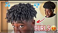 How to Get Curls for Black Men (Type 4c) *UPDATED 2021*