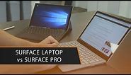 Surface Laptop vs Surface Pro 2017 - Which Should You Buy?