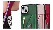 For iPhone 14 Pro Max 14 Plus Flip Wallet With Shoulder Strap case #iphone14 #iphonecase #reels | PLAY4CASES
