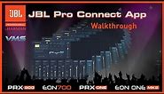 JBL Pro Connect App | Walkthrough