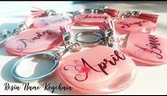 Resin Name Keychain | Bridesmaids| NO CRICUT| NO SILHOUETTE | RESIN CRAFTS 101 | Small Business Idea