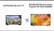 Samsung 40-inch FHD vs 50-inch 4K UHD TV Comparison